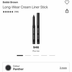 BNIB, Bobbi Brown Long-Wear Cream Liner Stick - Panther (Black)